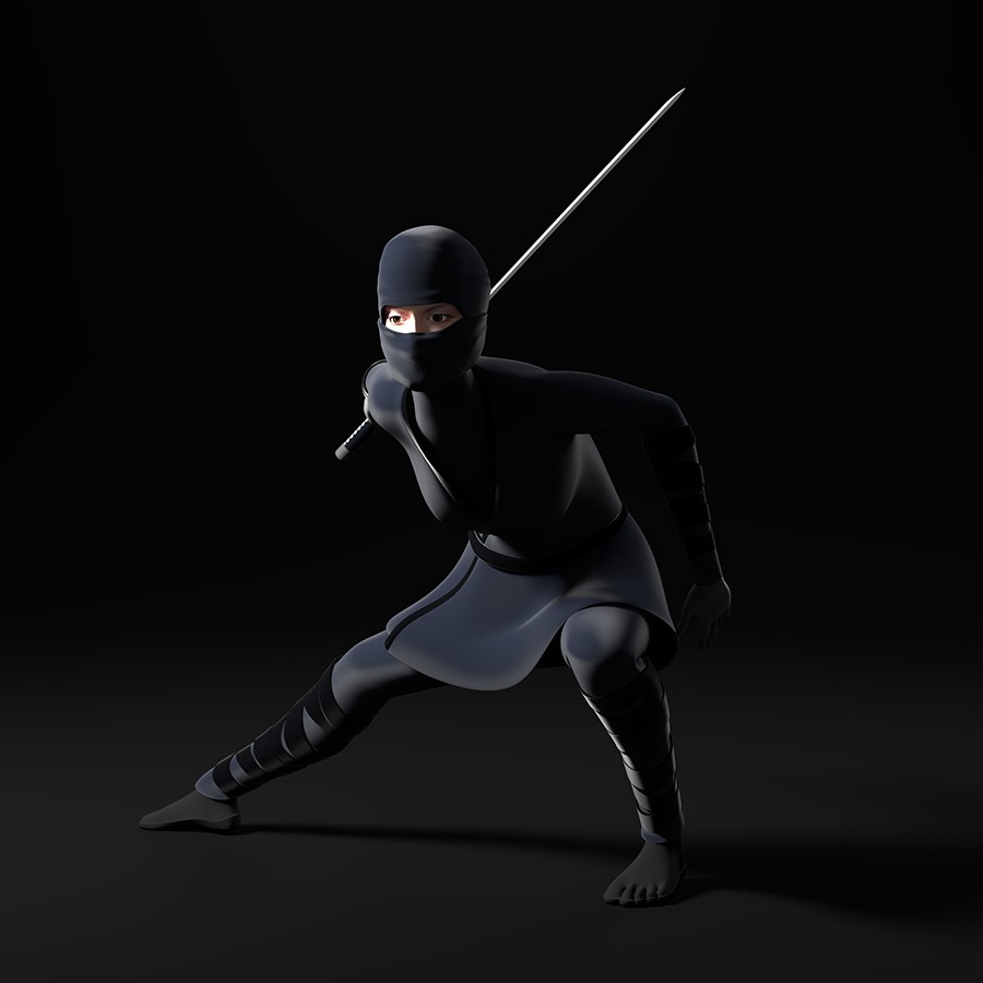 Female Ninja 2.0 preview image 1